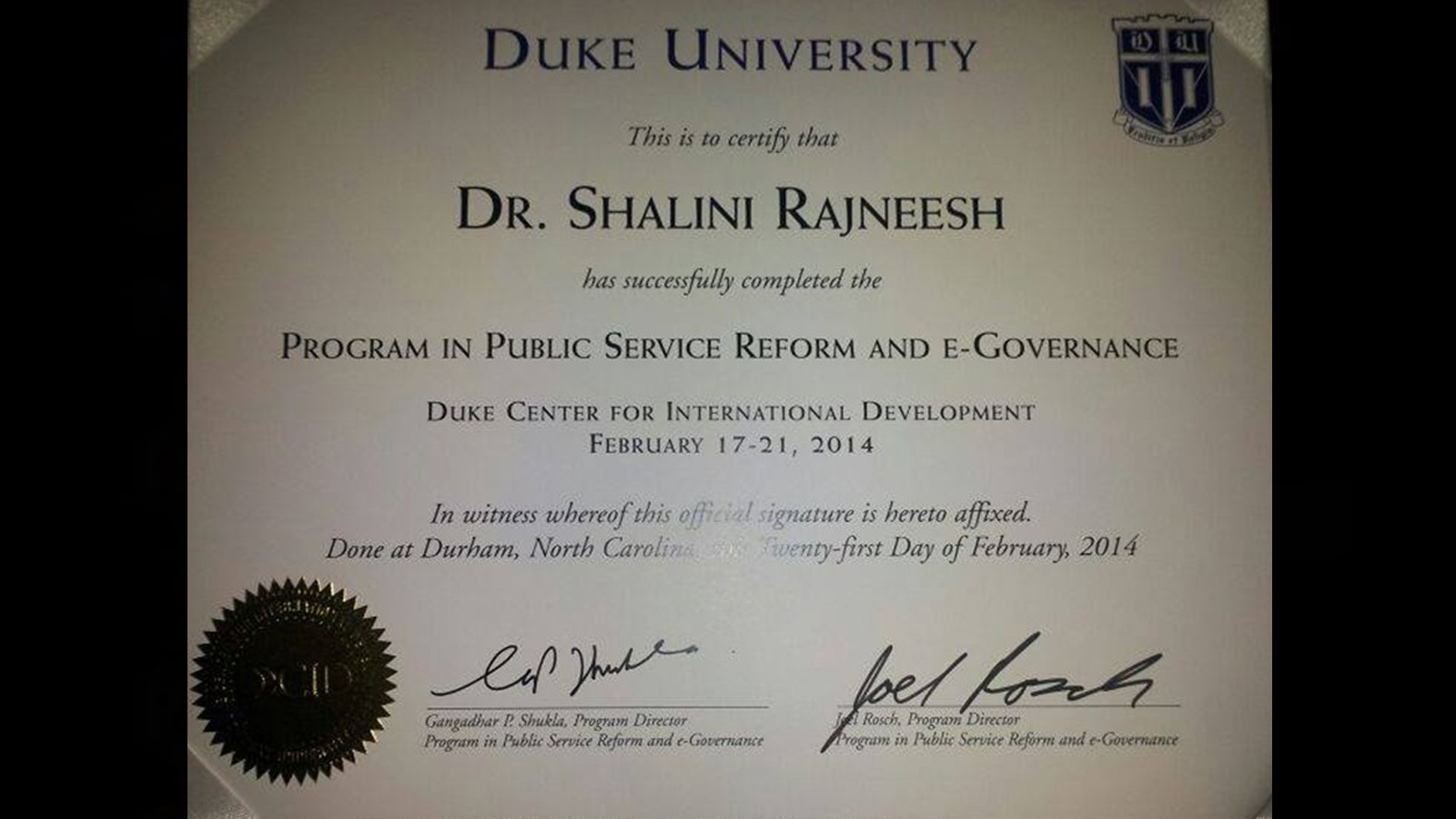 duke certificate1